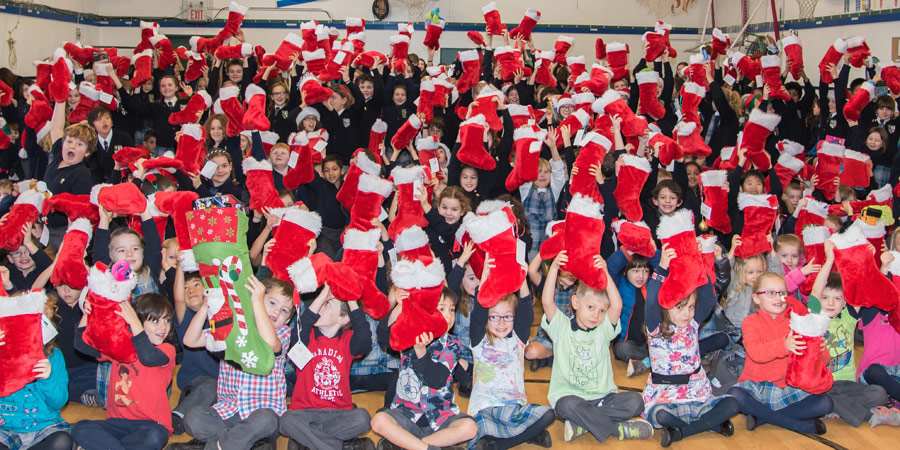 Warm-A-Soul Stock Stuffers - Children that received gifts